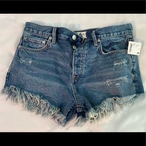 Free people jean shorts size 26